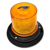 12-Volt Amber LED Beacon Light with Twelve Flash Patterns - Magnet Mount