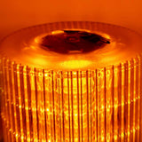 12-Volt Amber LED Beacon Light with Twelve Flash Patterns - Magnet Mount