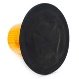 12-Volt Amber LED Beacon Light with Twelve Flash Patterns - Magnet Mount