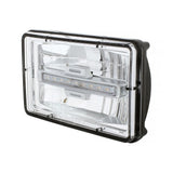 6" x 4" Low Beam LED Headlight with Amber Auxiliary