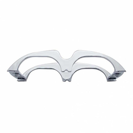 Chrome Turtle back lens guard, close-up