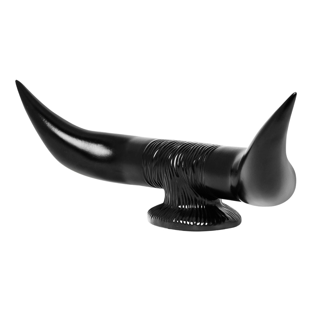 Black Bull Horn Hood Ornament