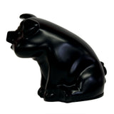 Black Smiling Pig Hood Ornament