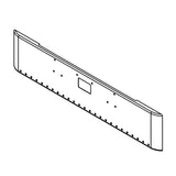 PB 357, 378, 379 20" Rolled End Bumper with Tow, Twenty-Five 3/4" Cutouts