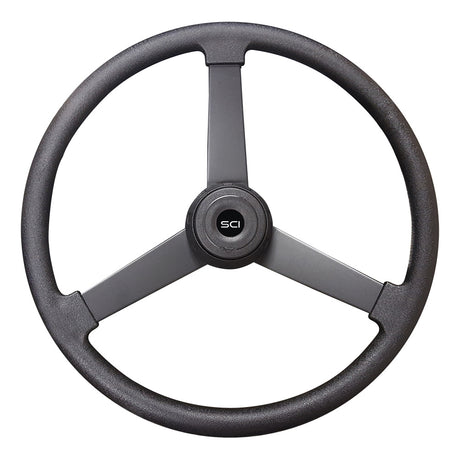 The beast 3-Spoke poly steering wheel 20"