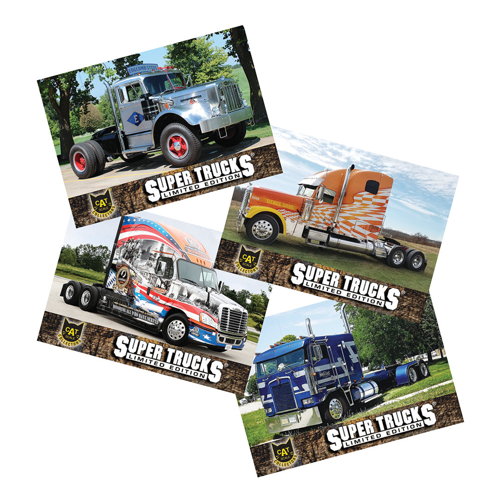 Series 18 CAT Scale Super Trucks Limited Edition Collector Cards
