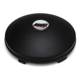 Stealth Black Universal Stainless Steel Front Baby Moon Hubcap