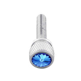 12 Pack Kenworth Blue 1-3/16" Jewel Dash Screw