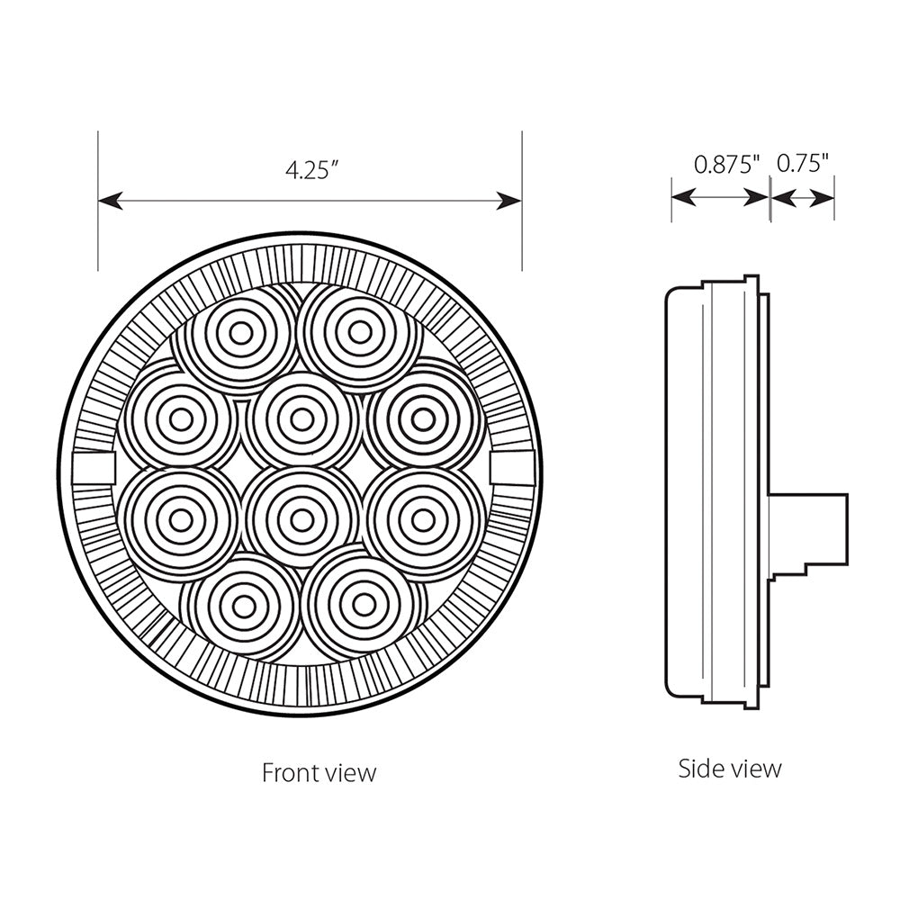 4" 14 LED Prime Plus Back-Up Light