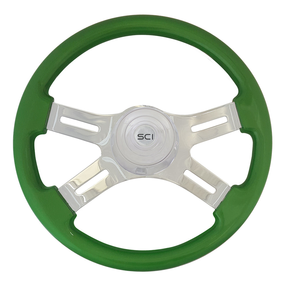 16" Classic Painted Wood Steering Wheel