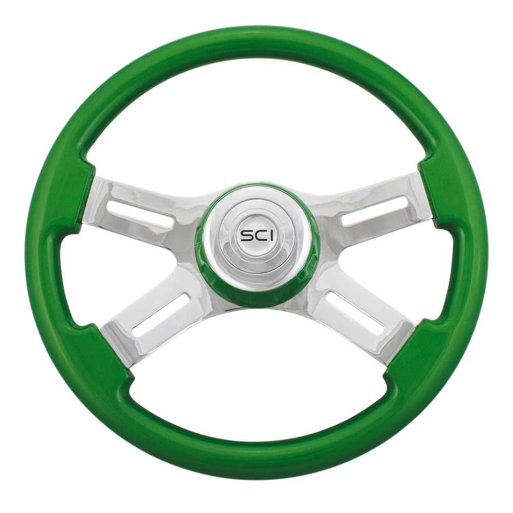 16" Classic Painted Wood Steering Wheel