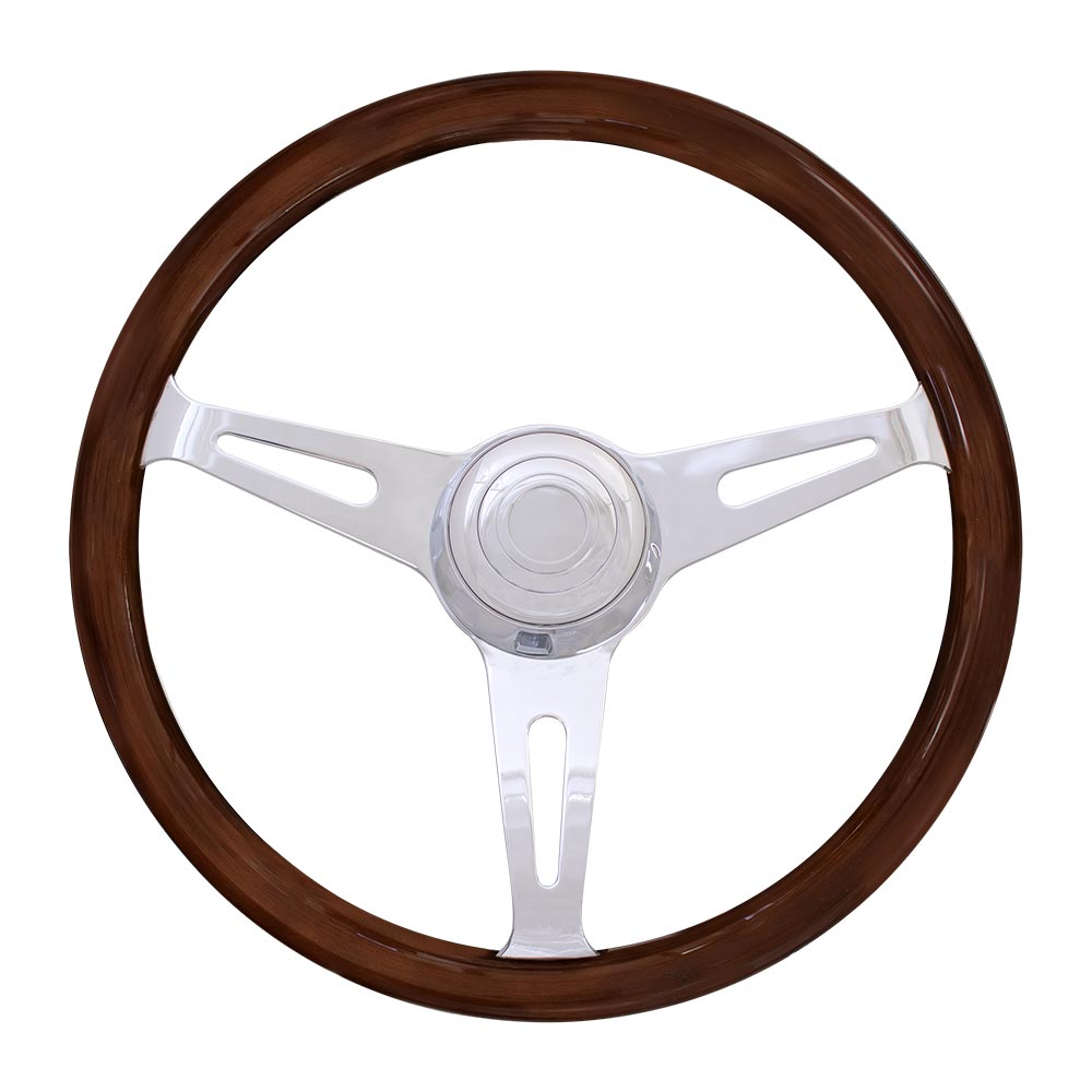 18" Dart Mahogany Steering Wheel
