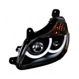 Kenworth T680 Blackout Headlight with LED Position Light