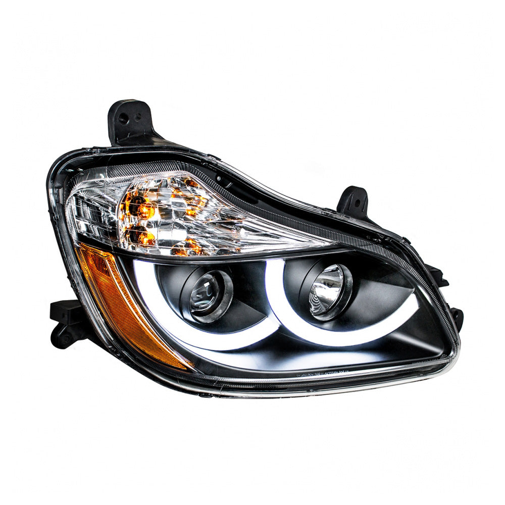 Kenworth T680 Blackout Headlight with LED Position Light