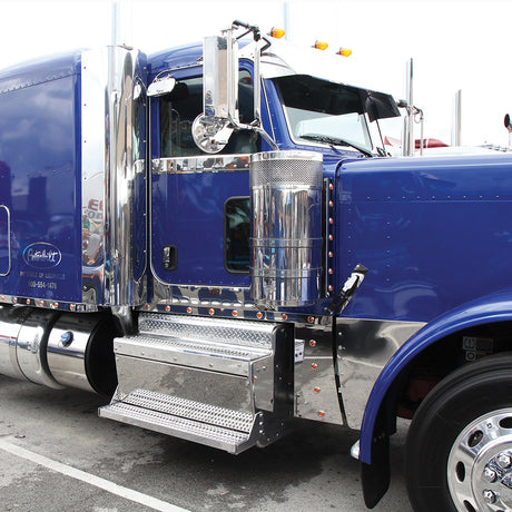 Peterbilt 389 long hood cab and cowl with bullseye