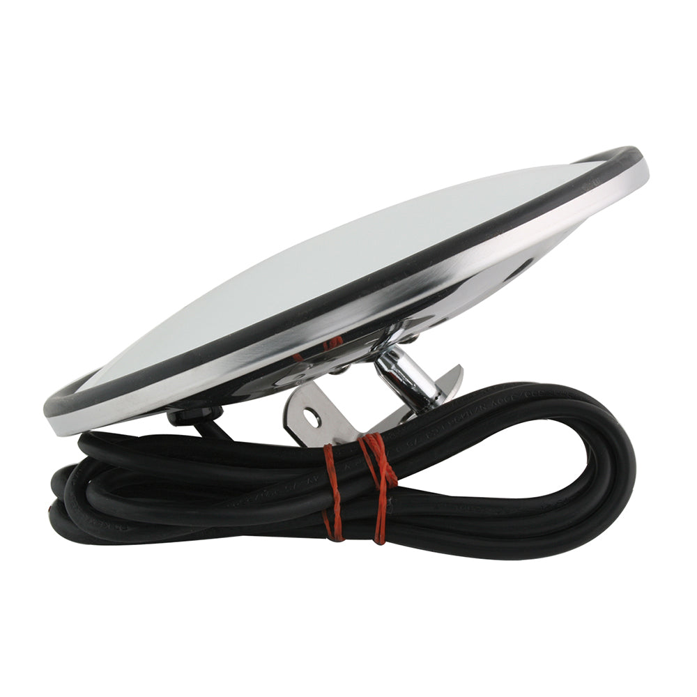 8" Stainless Steel Convex Heated Mirror