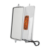 7" x 16" SS West Coast Heated Mirror with Light
