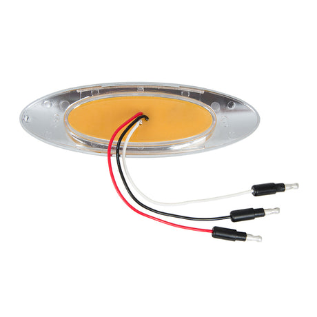 6-5/8" 7 LED ultra thin pearl Y2K dual function light, closer view