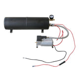 Black Train Horn and Compressor Kit