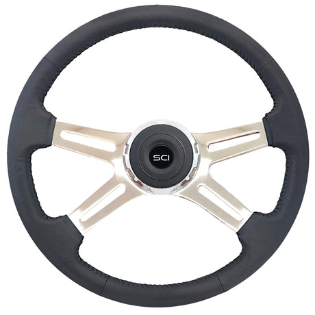 18" Statesman leather steering wheel