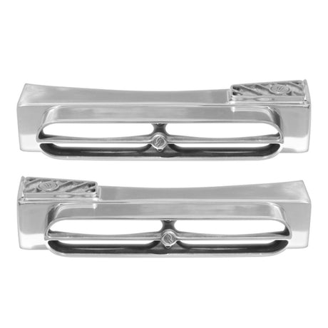 Double JJ Peterbilt 389 rear step blinker bars for semi trucks