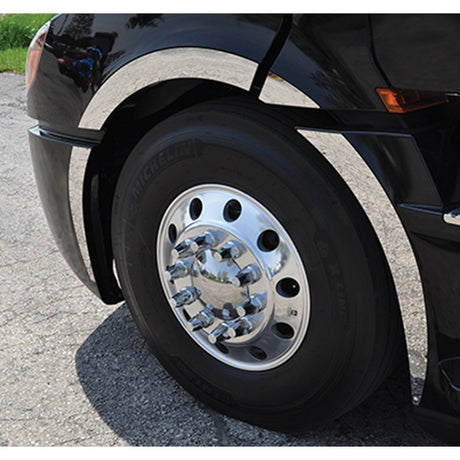 Freightliner Cascadia 2018 and newer fender wheel trim for semi trucks