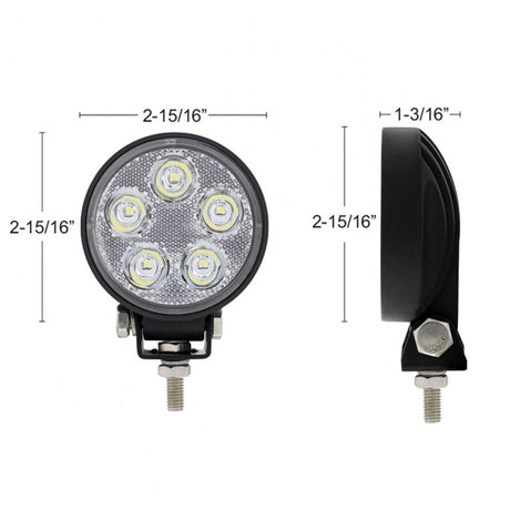 3" 5 High power LED spot light, closer view