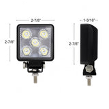 3" Square 5 High Power LED Spot Light