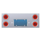 Stainless Rear Center Panel with Halo LED Lights