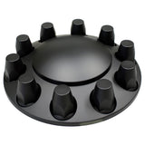 Black ABS Front Axle Cover with Dome Hubcap