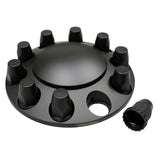 Black ABS Front Axle Cover with Dome Hubcap