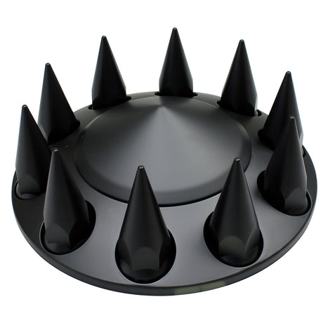 Black ABS front axle cover with cone hubcap