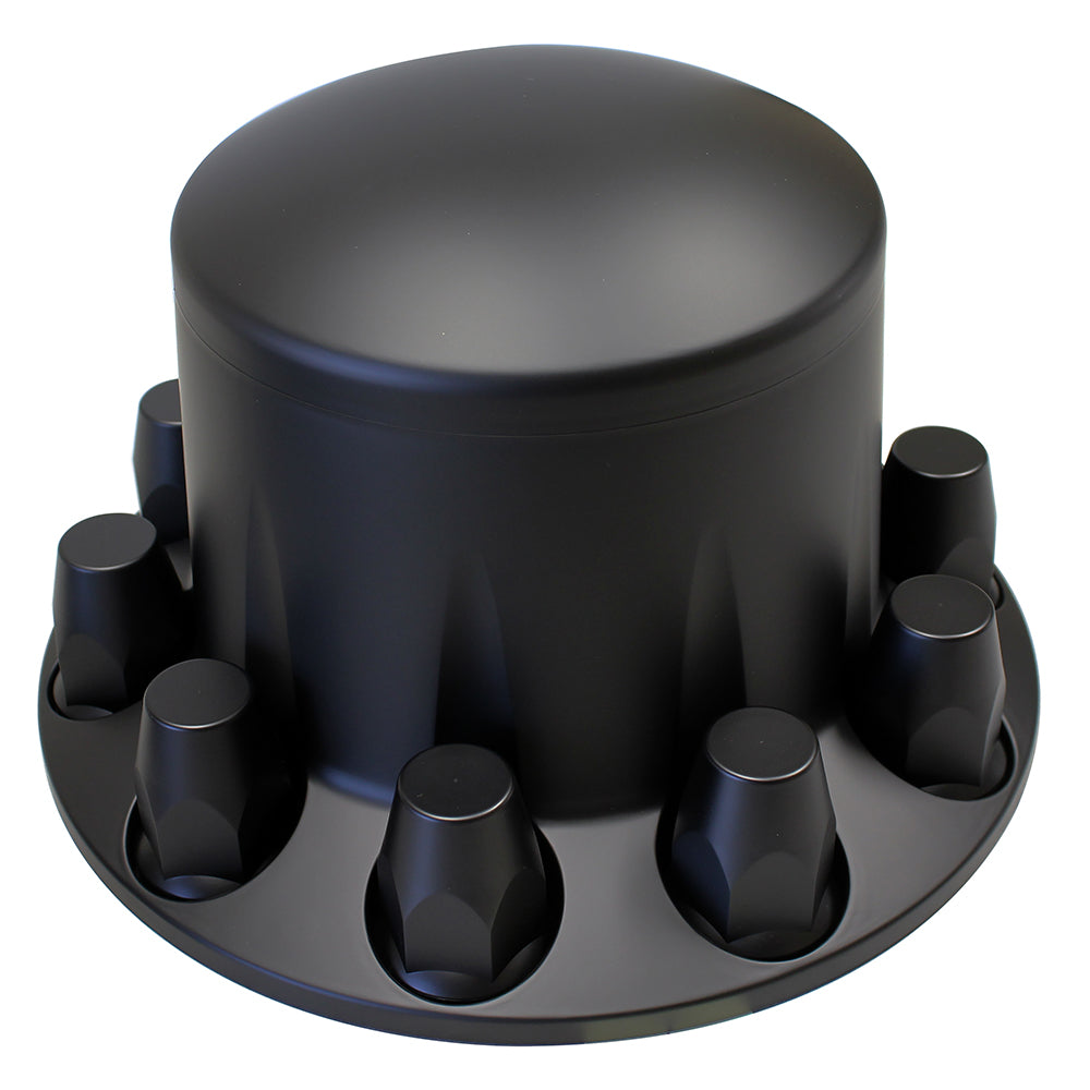 Black ABS Rear Axle Cover with Dome Hubcap