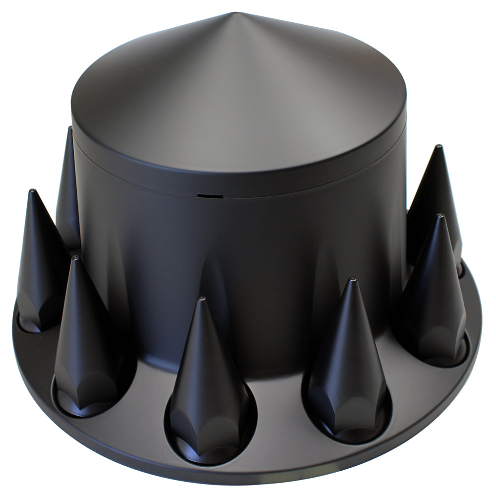 Black ABS Rear Axle Cover with Cone Hubcap
