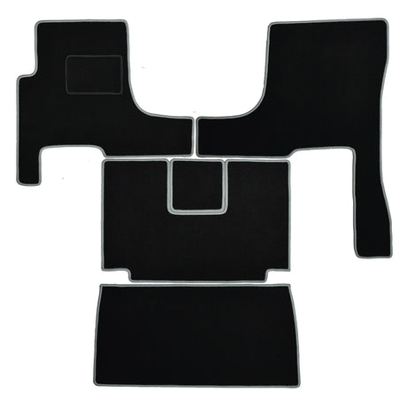 Volvo VNL 630 and 670 carpeted floor mat sets for semi trucks