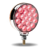 4" Round Amber/Red LED Double Face Light
