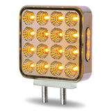 4" Square Reflector Double Face LED Light