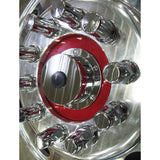 Chrome Billet Aluminum Oil Cap Covers for Bud Wheels