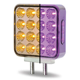 4" Square Dual Revolution Double Face LED Light