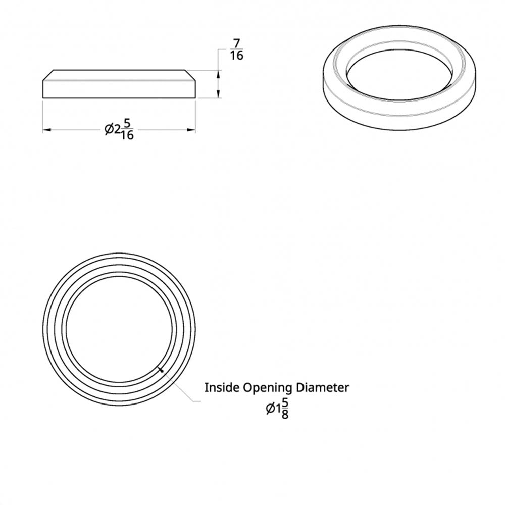 Peterbilt 2006+ Small Gauge Bezel without Visor