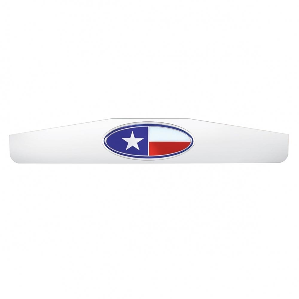 Chrome Bottom Weight with Oval Texas Flag Emblem