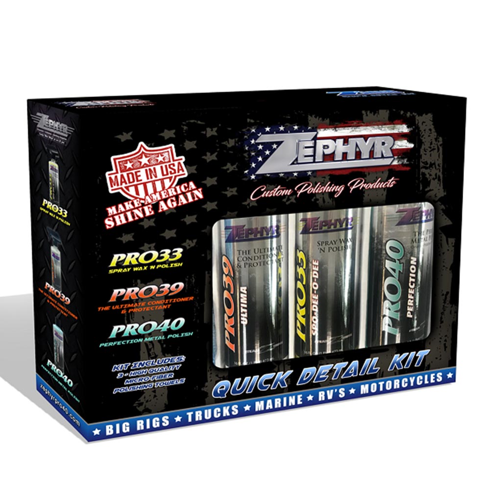Zephyr Zshine Quick Detail Kit