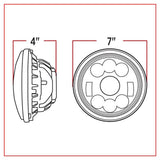 7" Low Voltage LED Projector Headlight
