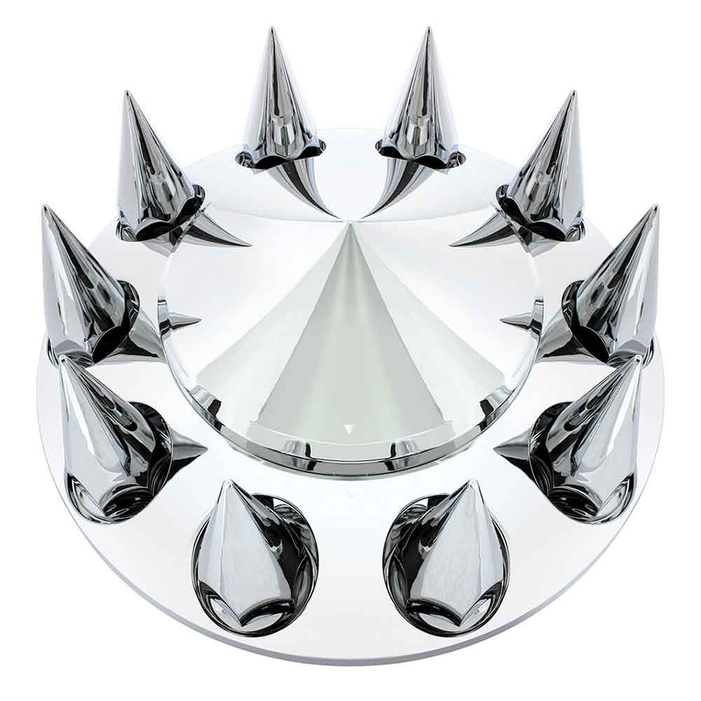 Pointed Front Axle Cover with 33mm Spike Thread On Nut Covers
