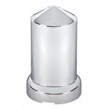 33mm Chrome Plastic Pointed Nut Cover - Push On 60PK