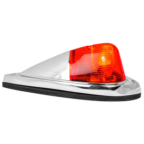 Red cab marker light for pickup trucks, close-up