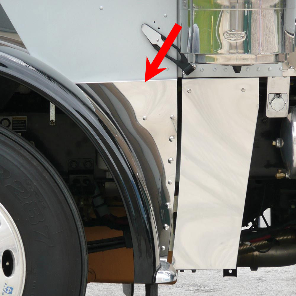Peterbilt 388 Lower Hood Extension Panels