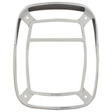 Chrome Bezel with Visor for Rectangle Combo Light