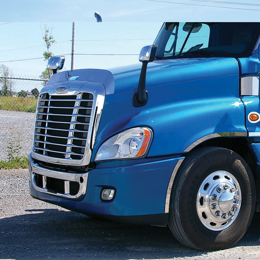 Freightliner Cascadia P4 2018+ Stainless Steel Bugshield