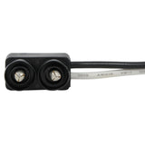 2 Prong Pigtail Plug 6.5" Lead